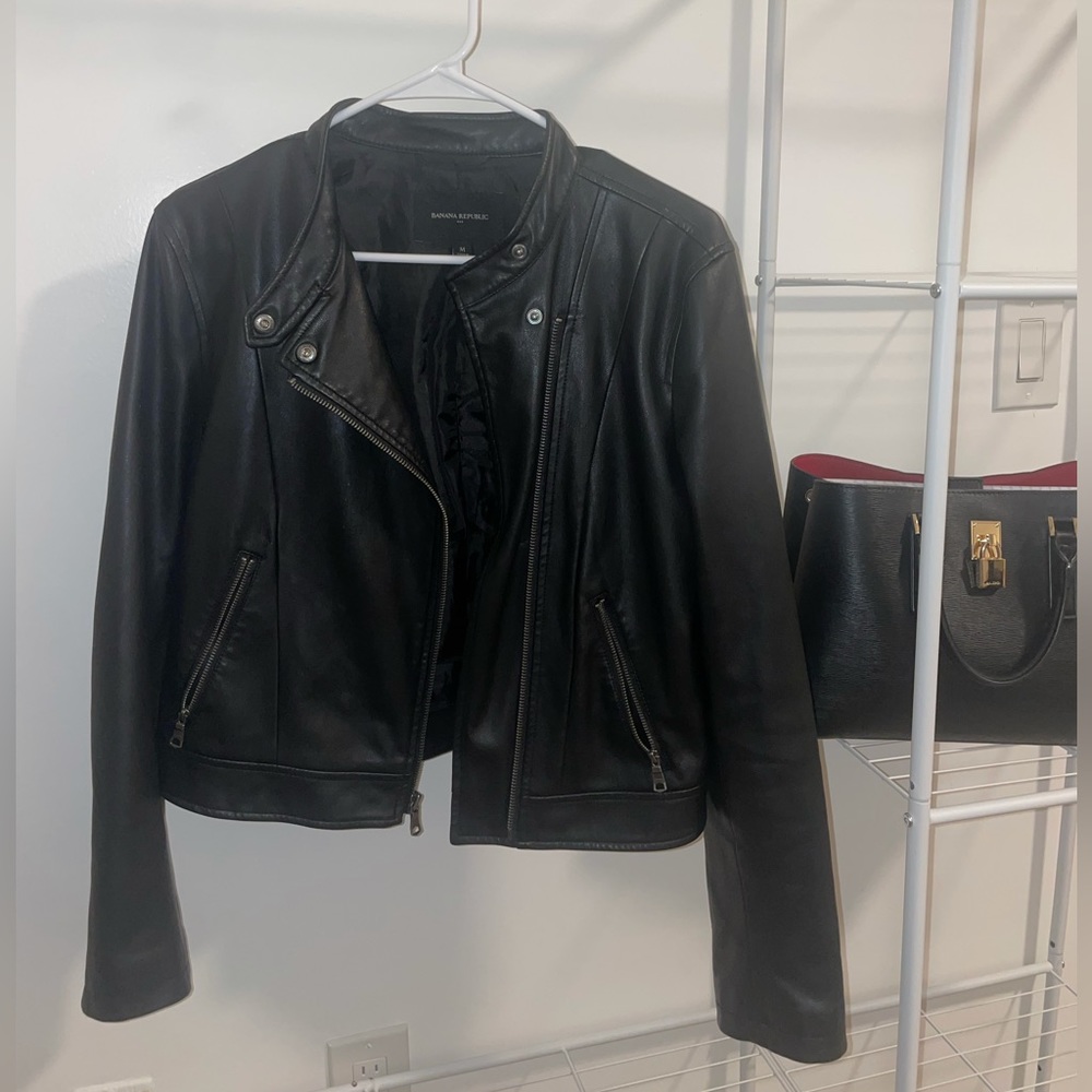 Leather Banana Republic jacket